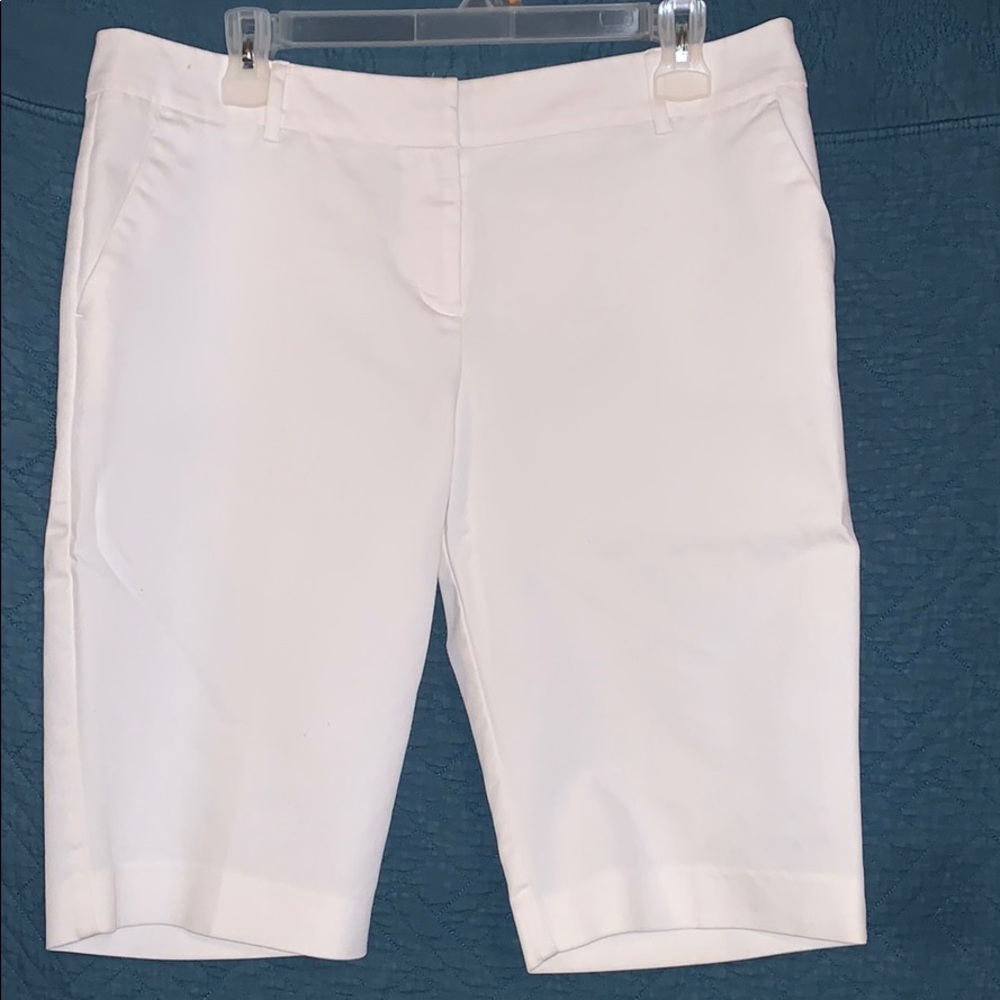 White Bermuda shorts